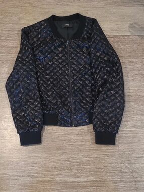 ABS Allen Schwartz Quilted Bomber Jacket - Black Diamond Squeins